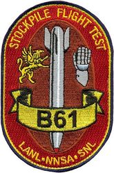 B61 Nuclear Gravity Bomb Stockpile Flight Test
The B61 nuclear bomb is the primary thermonuclear gravity bomb in the United States Enduring Stockpile following the end of the Cold War. It is a low to intermediate-yield strategic and tactical nuclear weapon featuring a two-stage radiation implosion design.
The B61 is of the variable yield design with a yield of 0.3 to 340 kilotons in its various mods. It is a Full Fuzing Option (FUFO) weapon meaning it is equipped with the full range of fuzing and delivery options including air and ground burst fuzing, and free-fall, retarded free-fall and laydown delivery. It has a streamlined casing capable of withstanding supersonic flight speeds, is 11 ft 8 in (3.56 m) long, with a diameter of about 13 inches (33 cm). Basic weight is about 700 pounds (320 kg), although the weights of individual weapons may vary depending on version and fuze/retardation configuration. As of 2020, it is undergoing a 12th modification.

Designer. Los Alamos National Laboratory
Designed. 1963
Manufacturer. Pantex Plant
Unit cost. $28 million (Mod 12)
Produced. 1968 (full production)
No. built. 3,155
Variants. 13

Specifications:
Mass. 715 pounds (324 kg)
Length.	141.6 inches (3.60 m)
Diameter. 13.3 inches (34 cm)
Blast yield. Believed to be either 0.3–340 kt or 0.3–400 kt in the weapon's various mods.

