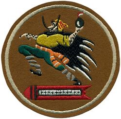 20th Bombardment Squadron, Heavy
Organized as 20 Aero Squadron on 26 Jun 1917. Redesignated: 20 Squadron on 14 Mar 1921; 20 Bombardment Squadron on 25 Jan 1923; 20 Bombardment Squadron (Heavy) on 6 Dec 1939; 20 Bombardment Squadron, Heavy, on 26 Mar 1943. Inactivated on 28 Feb 1946.

Insignia approved on 12 Jun 1924. English embroidery on wool

Stations. Mitchel Field, NY, Dec 1941-24 Jan 1942; Ephrata, WA, 29 Oct 1942; Great Falls AAB, MT, 28 Nov 1942-13 Mar 1943; Navarin, Algeria, 25 Apr 1943; Chateau-dun-du-Rhumel, Algeria, 27 Apr 1943; Ain M'Lila, Algeria, 17 Jun 1943; Massicault, Tunisia, 31 Jul 1943; Amendola, Italy, 8 Dec 1943; Foggia, Italy, 10 Oct 1945-28 Feb 1946.

