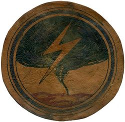 434th Bombardment Squadron, Medium
434th Bombardment Squadron, Medium
Constituted 19th Reconnaissance Squadron (Light) on 20 Nov 1940. Activated on 15 Jan 1941. Redesignated: 94th Bombardment Squadron (Light) on 14 Aug 1941; 94th Reconnaissance Squadron (Medium) on 30 Dec 1941; 434th Bombardment Squadron (Medium) on 22 Apr 1942. Inactivated on 22 Jan 1946.

Insignia approved on 18 Feb 1942. Italian made painted leather.

McChord Field, WA, 15 Jan 1941; Esler Field, La, 27 Feb-3 Jul 1942 (operated from Stockton Field, Ca, 24 May-24 Jun 1942); Ismailia, Egypt, 14 Aug 1942; LG 88, Egypt, 29 Sep 1942; Gambut, Libya, 5 Dec 1942; Magrun LC, Libya, 14 Dec 1942; Gambut, Libya, 17 Dec 1942; Castel Benito, Libya, 16 Feb 1943; El Assa, Libya, 8 Mar 1943; Medenine, Tunisia, 3 Apr 1943; Sfax, Tunisia, 17 Apr 1943; Hergla, Tunisia, 2 Jun 1943; Ponte Olivo, Sicily, 2 Aug 1943; Gerbini, Sicily, 22 Aug 1943; Foggia, Italy, 2 Nov 1943; Gaudo Airfield, Italy, 18 Jan-4 Feb 1944; Kurmitola, India, 21 Mar 1944; Madhaiganj Airfield, India, 13 Jun 1944; Comilla, India, 21 Jul 1944; Fenny, India, 27 Nov 1944 (operated from Magwe, Burma, 5-24 May 1945); Pandaveswar, India, 17 Sep 1945; Karachi, India, 22 Nov-24 Dec 1945; Ft Lawton, WA, 21-22 Tan 1946.

