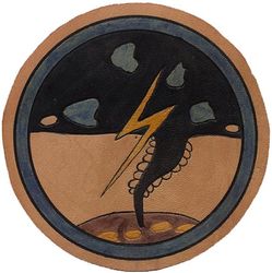 434th Bombardment Squadron, Medium
434th Bombardment Squadron, Medium
Constituted 19th Reconnaissance Squadron (Light) on 20 Nov 1940. Activated on 15 Jan 1941. Redesignated: 94th Bombardment Squadron (Light) on 14 Aug 1941; 94th Reconnaissance Squadron (Medium) on 30 Dec 1941; 434th Bombardment Squadron (Medium) on 22 Apr 1942. Inactivated on 22 Jan 1946.

Insignia approved on 18 Feb 1942. Italian made painted leather.

McChord Field, WA, 15 Jan 1941; Esler Field, La, 27 Feb-3 Jul 1942 (operated from Stockton Field, Ca, 24 May-24 Jun 1942); Ismailia, Egypt, 14 Aug 1942; LG 88, Egypt, 29 Sep 1942; Gambut, Libya, 5 Dec 1942; Magrun LC, Libya, 14 Dec 1942; Gambut, Libya, 17 Dec 1942; Castel Benito, Libya, 16 Feb 1943; El Assa, Libya, 8 Mar 1943; Medenine, Tunisia, 3 Apr 1943; Sfax, Tunisia, 17 Apr 1943; Hergla, Tunisia, 2 Jun 1943; Ponte Olivo, Sicily, 2 Aug 1943; Gerbini, Sicily, 22 Aug 1943; Foggia, Italy, 2 Nov 1943; Gaudo Airfield, Italy, 18 Jan-4 Feb 1944; Kurmitola, India, 21 Mar 1944; Madhaiganj Airfield, India, 13 Jun 1944; Comilla, India, 21 Jul 1944; Fenny, India, 27 Nov 1944 (operated from Magwe, Burma, 5-24 May 1945); Pandaveswar, India, 17 Sep 1945; Karachi, India, 22 Nov-24 Dec 1945; Ft Lawton, WA, 21-22 Tan 1946.

