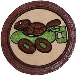 492d Bombardment Squadron, Heavy
Organized as 80th Aero Squadron on 15 Aug 1917. Redesignated 492d Aero Squadron on 1 Feb 1918. Demobilized on 13 Feb 1919. Reconstituted and consolidated (1936) with 492d Bombardment Squadron which was constituted and allotted to the reserve on 31 Mar 1924. Disbanded on 31 May 1942. Consolidated (1960) with 492d Bombardment Squadron (Heavy) which was constituted on 19 Sep 1942. Activated on 25 Oct 1942. Inactivated on 6 Jan 1946.

Indian made embroidered, mounted on leather.

Stations. Karachi, India, 25 Oct 1942; Gaya, India, 14 Nov 1942; Bishnupur, India, 26 Feb 1943; Panagarh, India, 25 Apr 1943; Madhaiganj, India, 22 Jan 1944; Tezgaon, India, 17 Jun 1944; Madhaiganij, India, 6 Oct 1944 (detachment at Luliang, China, ferrying gasoline to Suichwan, China, 20 Dec 1944-30 Jan 1945); Tezpur, India, 1 Jun-7 Dec 1945; Camp Kilmer, NJ, 5-6 Jan 1946.

