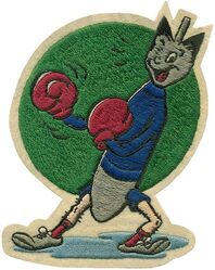 613th Bombardment Squadron, Heavy
Constituted 613th Bombardment Squadron (Heavy) on 20 Mar 1943, Activated on 1 Apr 1943. Inactivated on 28 Aug 1945. 

Insignia. English embroidered on wool.

Stations. Ephrata AAB, WA, 1 Apr 1943; Geiger Field, WA, 4 Jun 1943; Great Falls AAB, MT, 8 Jul-19 Oct 1943; Deenethorpe, England, 3 Nov 1943-20 Jun 194.5; Sioux Falls AAB, SD, c. 1-28 Aug 1945.

