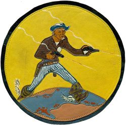 677th Bombardment Squadron, Heavy
677th Bombardment Squadron, Heavy Constituted 677th Bombardment Squadron (Heavy) on 15 Feb 1943. Activated on 1 Mar 1943. Redesignated 677th Bombardment Squadron (Very Heavy) on 20 Nov 1943. Inactivated on 1 Oct 1946.

Insignia approved on 31 Oct 1946 WW-II era multi piece, painted leather

Davis-Monthan Field, AZ; 1 Mar 1943; Great Bend AAFld, KS, 2 Aug 1943-12 Mar 1944; Charra, India, c. 13 Apr 1944; Dudhkundi, India, 1 Jul 1944-Apr 1945; West Field, Tinian, Apr-27 Oct 1945; Merced AAFld, CA, 15 Nov 1945; Davis-Monthan Field, AZ, 10 May-1 Oct 1946.

