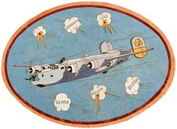 740th Bombardment Squadron, Heavy B-24
Constituted 740th Bombardment Squadron (Heavy) on 14 May 1943. Activated on 1 Jun 1943. Inactivated on 9 Sep 1945.

Insignia. Italian made, embossed painted leather.

Stations. S. Alamogordo AAFld, NM, 1 Jun 1943; Kearns, Utah, 9 Sep 1943; Langley Field, VA, 5 Oct-13 Dec 1943; San Giovanni, Italy, 15 Jan 1944; Bari, Italy, c. Jul-9 Sep 1945.

