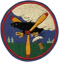 89th Bombardment Squadron, Light, 89th Bombardment Squadron, Dive and 89th Bombardment Squadron, Light
Constituted 10th Reconnaissance Squadron (Light) on 20 Nov 1940. Activated on 15 Jan 1941. Redesignated: 89th Bombardment Squadron (Light) on 14 Aug 1941; 89th Bombardment Squadron (Dive) on 28 Sep 1942; 8gth Bombardment Squadron (Light) on 25 May 1943. Inactivated on 1 Apr 1949.

Insignia approved on 4 Oct 1943. Australian embroidered on wool

Stations. Savannah, GA, 15 Jan 1941-20 Jan 1942; Brisbane, Australia, 25 Feb 1942; Charters Towers, Australia, 8 Mar 1942; Port Moresby, New Guinea, c. 1 Sep 1942; Dobodura, New Guinea, c. g May 1943; Nadzab, New Guinea, c. 31 Jan 1944; Hollandia, New Guinea, 13 May 1944; Dulag, Leyte, c. 7 Nov 1944; San Jose, Mindoro, c. 30 Dec 1944; Okinawa, 6 Aug 1945; Atsugi, Japan, 8 Sep 1945; Itazuke, Japan, 10 Apr 1946; Itami, Japan, Sep 1946-1 Apr 1949.

