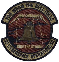 33d Cyberspace Operations Squadron Crew Commander
Keywords: OCP