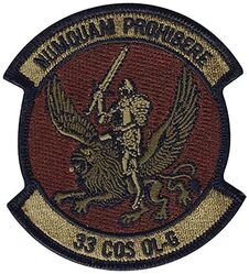 33d Cyberspace Operations Squadron Operating Location G 
Keywords: OCP