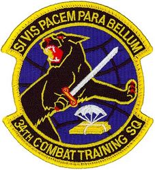 34th Combat Training Squadron
Translation - SIVIS PACEM PARA BELLUM = If you want peace, prepare for war
