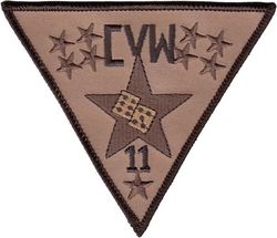 Carrier Air Wing 11 (CVW-11) 
Established as Carrier Air Group ELEVEN (CVG-11) on 10 Oct 1942. Redesignated Carrier Air Wing ELEVEN (CARAIRWING ELEVEN)(CVW-11) on 20 Dec 1963-.


