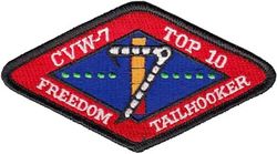 Carrier Air Wing 7 (CVW-7) Morale
Established as Carrier Air Group EIGHTEEN (CVG-18) on 20 Jul 1943. Redesignated Carrier Air Group SEVEN (CVG-7) in Sep 1945; Carrier Air Wing SEVEN (CVW-7) on 20 Dec 1963-.
