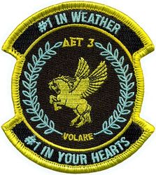 7th Combat Weather Squadron Detachment 3 Morale
Detachment 3's airmen operate in support of US Army Africa and the 173rd Infantry Brigade Combat Team (Airborne) (173 IBCT(A)). Foremost is the monitoring of Army operations across Africa for weather impacts and seasonal trends (e.g. drought, flooding)
