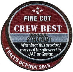 7th Expeditionary Airborne Command and Control Squadron Operation ENDURING FREEDOM 2018
