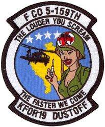 5th Battalion, 159th General Support Aviation Regiment, F Company, KOSOVO FORCE DUSTOFF 2019
