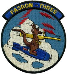Fleet Aircraft Service Squadron 3 (FASRON-3)
Established as Carrier Aircraft Service Unit TWENTY ONE (CASU-21) on 1 Jan 1943. Redesignated Fleet Aircraft Service Squadron THREE (FASRON-3) on 10 Aug 1946. Disestablished in 1959. 
