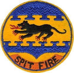 332d Fighter Group 
Constituted as 332d Fighter Group on 4 Jul 1942. Activated on 13 Oct 1942. Inactivated on 19 Oct 1945

Insignia approved on 15 Jan 1943. US made on wool.

Stations. Tuskegee, AL, 13 Oct 1942; Selfridge Field, MI, 29 Mar 1943; Oscoda, MI, 12 Apr- 1943; Selfridge Field, MI, 9 Jul-22 Dec 1943; Montecorvino, Italy, 3 Feb 1944; Capodichino, Italy, 15 Apr 1944; Ramitelli Airfield, Italy, 28 May 1944; Cattolica, Italy, c. 4 May 1945; Lucera, Italy, c. 18 Jul-Sep 1945; Camp Kilmer, NJ, 17-19 Oct 1945.

