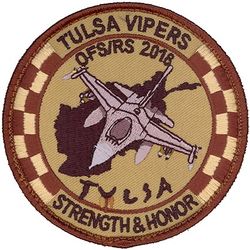 125th Expeditionary Fighter Squadron F-16 Operation FREEDOM'S SENTINEL and RESOLUTE SUPPORT 2018
Keywords: desert