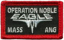 131st Fighter Squadron Operation NOBLE EAGLE 2024 Pencil Pocket Tab
