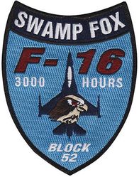 157th Fighter Squadron F-16 Block 52 3000 Hours
