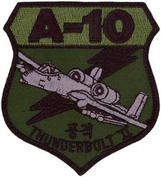 25th Fighter Squadron A-10
Keywords: Subdued