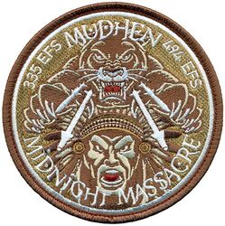 335th & 494th Expeditionary Fighter Squadron CENTCOM Deployment 2024
On 13-14 Apr 2024, the 335th & 494th Fighter Squadron F-15Es assisted in the defense of Israel against an onslaught of drones and surface to air missiles launched from Iran. The squadrons were credited with over 70 kills of Iranian drones during combat air patrols.
Keywords: Desert