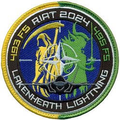 493d & 495th Fighter Squadron Royal International Air Tattoo 2024
