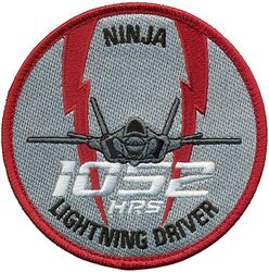 52d Fighter Squadron F-35 Pilot 1052 Hours
