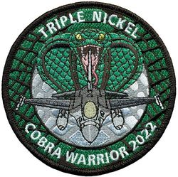 555th Fighter Squadron Exercise COBRA WARRIOR 2022
