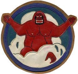 58th Pursuit Squadron, Interceptor, 58th Fighter Squadron & 58th Fighter Squadron, Two Engine
Constituted as 58 Pursuit Squadron (Interceptor) on 20 Nov 1940. Activated on 15 Jan 1941.  Redesignated as: 58 Fighter Squadron on 15 May 1942; 58 Fighter Squadron, Two Engine, on 8 Feb 1945.  Inactivated on 8 Dec 1945.

Insignia approved on 18 Jan 1944. Indian made, multi piece leather

Stations. WW-II: Mitchel Field, NY, 15 Jan 1941 (operated from Farmingdale, NY, 7–14 Dec 1941); Philadelphia, PA, 13 Dec 1941; Norfolk, VA, 16 Jan 1942 (operated from San Francisco, CA, May-Jun 1942); Langley Field, VA, 22 Sep–14 Oct 1942; Port Lyautey, French Morocco, 10 Nov 1942; Thelepte, Tunisia, 12 Dec 1943; Telergma, Algeria, 7 Feb 1943; Berteaux, Algeria, 2 Mar 1943; Ebba Ksour, Tunisia, 13 Apr 1943; Menzel Temime, Tunisia, 15 May 1943; Pantelleria Island, c. 28 Jun 1943; Licata, Sicily, 18 Jul 1943; Paestum, Italy, 14 Sep 1943; Santa Maria, Italy, 18 Nov 1943; Cercola, Italy, 1 Jan–c. 6 Feb 1944; Karachi, India, c. 18 Feb 1944; Pungchacheng, China, c. 30 Apr 1944; Moran, India, 31 Aug 1944; Sahmaw, Burma, 26 Dec 1944; Dudhkundi, India, c. 15 May–15 Nov 1945; Camp Shanks, NY, 7–8 Dec 1945.

