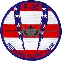 56th Fighter Wing F-35 Heritage Flight Team
AIR FORCE HERITAGE FLIGHT PROGRAM
The U.S. Air Force Heritage Flight (HF) program presents the evolution of USAF air power by flying today’s state-of-the-art fighter aircraft in close formation with vintage fighter aircraft.

