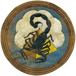 64th Fighter Squadron 
Constituted 64th Pursuit Squadron (Interceptor) on 20 Nov 1940. Activated on 15 Jan 1941, Redesignated 64th Fighter Squadron on 15 May 1942. Inactivated on 7 Nov 1945.

Insignia. Italian made painted incised leather

Stations. Mitchel Field, NY, 15 Jan 1941; Windsor Locks, Conn, 19 Aug 1941; Revere Beach, MA, 12 Dec 1941; Boston, MA, 9 Feb-5 Jul 1942; Muqueibile, Palestine, 19 Aug 1942; Egypt, 16 Sep 1942; Libya, 13 Nov 1942; Tunisia, 10 Mar 1943; Malta, 27 Jun 1943; Sicily, 19 Jul 1943; Southern Italy, 12 Sep 1943; Gioia Airfield, Italy, 25 Sep 1943; Foggia, Italy, 2 Oct 1943; Amendola, Italy, 25 Oct 1943; Cercola, Italy, 3 Mar 1944; Alto, Corsica, 30 Mar 1944; Ombrone, Italy, 12 Sep 1944; Grosseto, Italy, 24 Sep 1944; Villafranca di Verona, Italy, 29 Apr 1945; Grosseto, Italy, 8 May 1945; Bagnoli, Italy, 15 Jul-6 Aug 1945; Drew Field, Fla, 23 Aug-7 Nov 1945.

