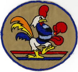 67 Pursuit Squadron, Interceptor, 67th Fighter Squadron, 67th Fighter Squadron, Single Engine, 67th Fighter Squadron, Two Engine & 67th Fighter Squadron, Single Engine
Constituted as 67 Pursuit Squadron (Interceptor) on 20 Nov 1940.  Activated on 15 Jan 1941.  Redesignated as: 67 Fighter Squadron on 15 May 1942; 67 Fighter Squadron, Single Engine, on 20 Aug 1943; 67 Fighter Squadron, Two Engine, on 24 May 1944; 67 Fighter Squadron, Single Engine, on 6 May 1946; 67 Fighter Squadron, Jet Propelled, on 17 Jul 1946; 67 Fighter Squadron, Single Engine, on 14 Mar 1947; 67 Fighter Squadron, Jet, on 10 Nov 1949; 67 Fighter-Bomber Squadron on 20 Jan 1950; 67 Tactical Fighter Squadron on 1 Jul 1958; 67 Fighter Squadron on 1 Oct 1991.

Insignia is USA made on twill. 

Stations. Selfridge Field, MI, 15 Jan 1941; Baton Rouge, LA, 6 Oct 1941; Fort Dix, NJ, 19–20 Jan 1942; Camp Darley, Australia, 27 Feb 1942; Noumea, New Caledonia, 15 Mar 1942; Tontouta Afld, New Caledonia, 17 Mar 1942 (air echelon operated from Henderson Field, Guadalcanal, 22 Aug–22 Dec 1942 and 29 Jan–c. 9 Apr 1943); Oua Tom, New Caledonia, 24 Apr 1943 (air echelon operated from Port Morseby, New Guinea, 30 May–28 Jun 1943); Milne Bay, New Guinea, 17 Jun 1943; Woodlark Island, New Guinea, 23 Jul 1943 (air echelon operated from Munda, New Georgia, 28 Oct–16 Dec 1943); Russell Islands, 23 Jan 1944 (air echelon operated from Torokina, Bougainville, Solomon Islands, 2 Mar–3 Apr 1944; detachment of air echelon operated from Stirling Island, 8–25 May 1944; air echelon operated from Stirling Island, 18 Jul–16 Aug 1944); Middelburg Island, Dutch New Guinea, 15 Aug 1944; San Jose, Mindoro, 22 Feb 1945 (air echelon operated from Morotai, Molucca Islands, 12 Feb–21 Mar 1945); Puerto Princesa, Palawan, 6 Mar 1945 (air echelon operated from Laoag, Luzon, 9–28 Aug 1945); Zamboanga, Mindanao, c. Oct 1945; Laoag, Luzon, Oct 1945.

