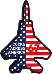 67th Fighter Squadron F-15 CONUS Deployment
Worn for Red Flag and WSEP TDYs. Not sure if it included more.
Keywords: PVC