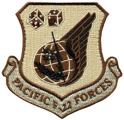 90th Fighter Squadron F-22 Pacific Air Forces Morale
Keywords: Desert