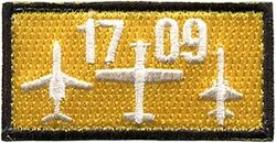 Class 2017-09 Specialized Undergraduate Pilot Training Pencil Pocket Tab
