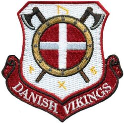 80th Flying Training Wing Morale
Worn by Danish students for Euro-NATO Joint Jet Pilot Training 
