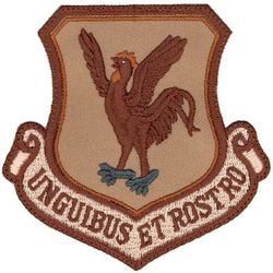 33d Rescue Squadron 18th Wing Morale
Constituted as 33 Air Rescue Squadron on 17 Oct 1952. Activated on 14 Nov 1952. Discontinued on 18 Mar 1960. Organized on 18 Jun 1961. Redesignated as: 33 Air Recovery Squadron on 1 Jul 1965; 33 Aerospace Rescue and Recovery Squadron on 8 Jan 1966. Inactivated on 1 Oct 1970. Activated on 1 Jul 1971. Redesignated as: 33 Air Rescue Squadron on 1 Jun 1989; 33 Rescue Squadron on 1 Feb 1993-.

Translation: UNGUIBUS ET ROSTRO = With Talons and Beak

Keywords: desert