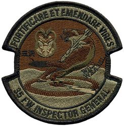 35th Fighter Wing Inspector General
Keywords: OCP