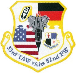 52d Fighter Wing Morale
German AF patch done for Spang TDY.

