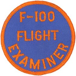Tactical Air Command F-100 Super Sabre Flight Examiner
