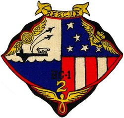 Helicopter Combat Support Squadron 1 (HC-1) Detachment 2
Established as Helicopter Utility Squadron ONE (HU-1) "Fleet Angels" 1 Apr 1948. Redesignated Helicopter Combat Support Squadron One (HC-1) on 1 Jul 1965. Disestablished on 29 Apr 1994.

DET-2 was established in early 1973 to serve as the primary logistic/search and rescue unit for the USS Midway (CVA-41) and Carrier Air Wing 5 (CVW-5).

