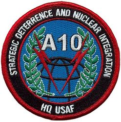 Headquarters United States Air Force A10 Strategic Deterrence and Nuclear Integration
