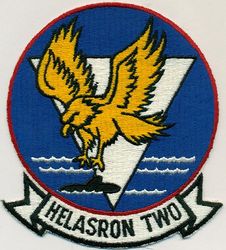 Helicopter Anti-submarine Squadron 2 (HS-2) 
Helicopter Anti-submarine Squadron 2 (HS-2)
Established as Helicopter Antisubmarine Squadron TWO (HS-2) "Golden Falcons" on 7 Mar 1952. Redesignated Helicopter Sea Combat Squadron TWELVE (HSC-12) on 1 Jan 2009-.

Piasecki HUP-2S Retriever, 1952
Sikorsky HO4S-3S Chickasaw, 1952-1957
Sikorsky HSS-1 Seabat, 1957-1962
Sikorsky HSS-2 (SH-3A) Sea King, 1962-1967
Sikorsky SH-3D/H Sea King, 1967-1990
Sikorsky SH-60F/HH-60F Seahawk, 1990-2009
Sikorsky MH-60R Seahawk, 2009-.

