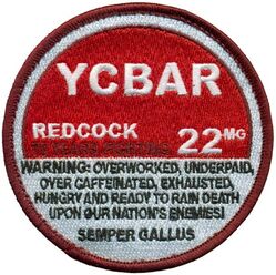 Strike Fighter Squadron 22 (VFA-22) Morale
Established as Fighting Squadron SIXTY THREE (VF-63) "Fighting Redcocks" on 27 July 1948.  Redesignated Attack Squadron SIXTY THREE (VA-63) in March 1956; Attack Squadron TWENTY TWO (VA-22) on 1 July 1959; Strike Fighter Squadron TWENTY TWO (VFA-22) on 4 May 1990-. 

Grumman F8F-2 Bearcat, 1948-1950
Vought F4U-4 Corsair, 1950-1951
Grumman F9F-2/5/6 Panther, 1951-1954
Grumman F9F-8 Cougar, 1954-1957
North American FJ-4 Fury, 1957-1960
 Douglas A4D-2/A-4B/A4D-2N/A-4C/A-4F/TA-4 Skyhawk, 1960-1971
Vought A-7E Corsair II, 1971-1990
McDonnell Douglas F/A-18C/E/F, 1990-.

