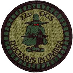 22d Operations Group Scheduling Section
Keywords: OCP