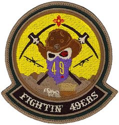 49th Operations Group Morale
Established as 49 Pursuit Group (Interceptor) on 20 Nov 1940. Activated on 15 Jan 1941. Redesignated: 49 Fighter Group on 15 May 1942; 49 Fighter Group, Single Engine, on 20 Aug 1943; 49 Fighter Group on 6 Nov 1944; 49 Fighter-Bomber Group on 1 Feb 1950. Inactivated on 10 Dec 1957. Redesignated as: 49 Tactical Fighter Group on 31 Jul 1985; 49 Operations Group on 1 Nov 1991. Activated on 15 Nov 1991.
