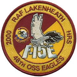 48th Operations Support Squadron F-15E Pilot 2000 Hours
