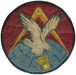 21st Photographic Reconnaissance Squadron & 21st Photographic Squadron, Light
Constituted 21st Photographic Reconnaissance Squadron on 14 Jul 1942. Activated on 2 Sep 1942. Redesignated: 21st Photographic Squadron (Light) on 6 Feb 1943; 21st Photographic Reconnaissance Squadron on 13 Nov 1943. Inactivated on 6 Jan 1946.

Insignia approved on 29 Apr 1944. Indian made, multi piece painted leather

Stations. WW-II: Colorado Springs, CO, 2 Sep 1942-27 Apr 1943; Bishnupur, India, 27 Jun 1943 (flights at Kunming, China, 12 Jul-22 Aug 1943, and Kweilin, China, 12 Jul 1943-12 Sep 1944); Kunming, China, 22 Aug 1943 (flights at Suichwan, China, 26 Oct 1943-26 Jun 1944, c. 12 Nov 1944-22 Jan 1945; Liangshan, China, 1 Apr-18 Oct 1944; Kanchow, China, Aug-20 Nov 1944; Liuchow, China, 10 Sep-6 Nov 1944; Hanchung, China, 18 Oct 1944-13 Aug 1945; Luliang, China, c. 26 Nov 1944-13 May 194.5; Hsian, China, 5 Feb-c. 5 Oct 1945, and Laifeng, China, 7 May-16 Aug 1945); Shwangliu, China, 14 May 1945 (flights at Ankang, China, 25 Jun-c. 5 Oct 1945, and Chihkiang, China, 16 Aug-c. 15 Oct 1945); Hangchow, China, 18 Oct-c. 15 Dec 1945; Ft Lawton, Wash, 5-6 Jan 1946.


