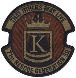 71st Rescue Generation Squadron 
Keywords: OCP
