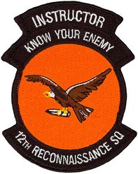 12th Reconnaissance Squadron Instructor
