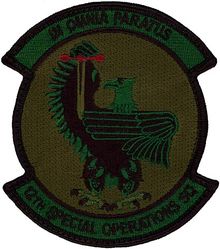 12th Special Operations Squadron
Translation: IN OMNIA PARATUS = Prepared for All Things
Keywords: subdued